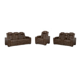 Sofá reclinable eléctrico, loveseat y sillón reclinable Backtrack