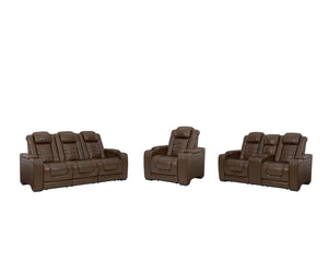 Sofá reclinable eléctrico, loveseat y sillón reclinable Backtrack