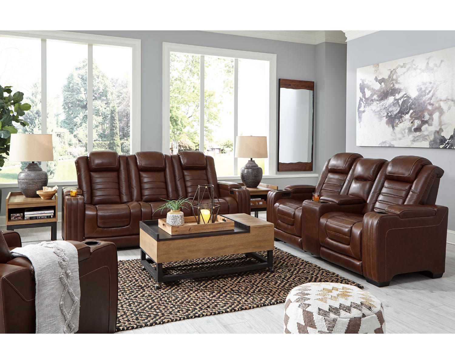 Backtrack Power Reclining Sofa, Loveseat and Recliner