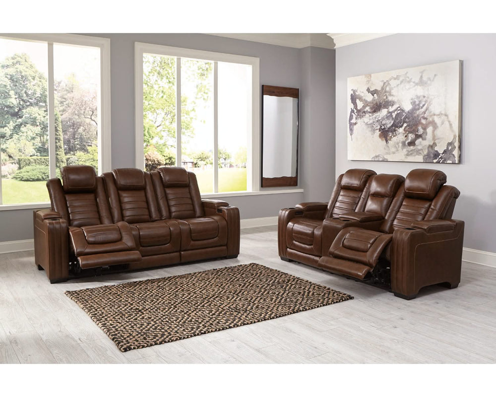 Sofá reclinable eléctrico, loveseat y sillón reclinable Backtrack