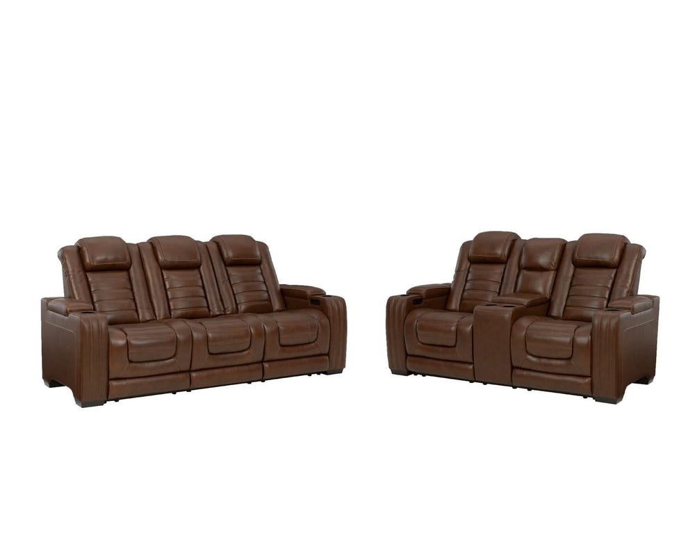 Sofá y loveseat reclinables eléctricos Backtrack