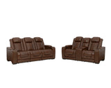 Sofá y loveseat reclinables eléctricos Backtrack