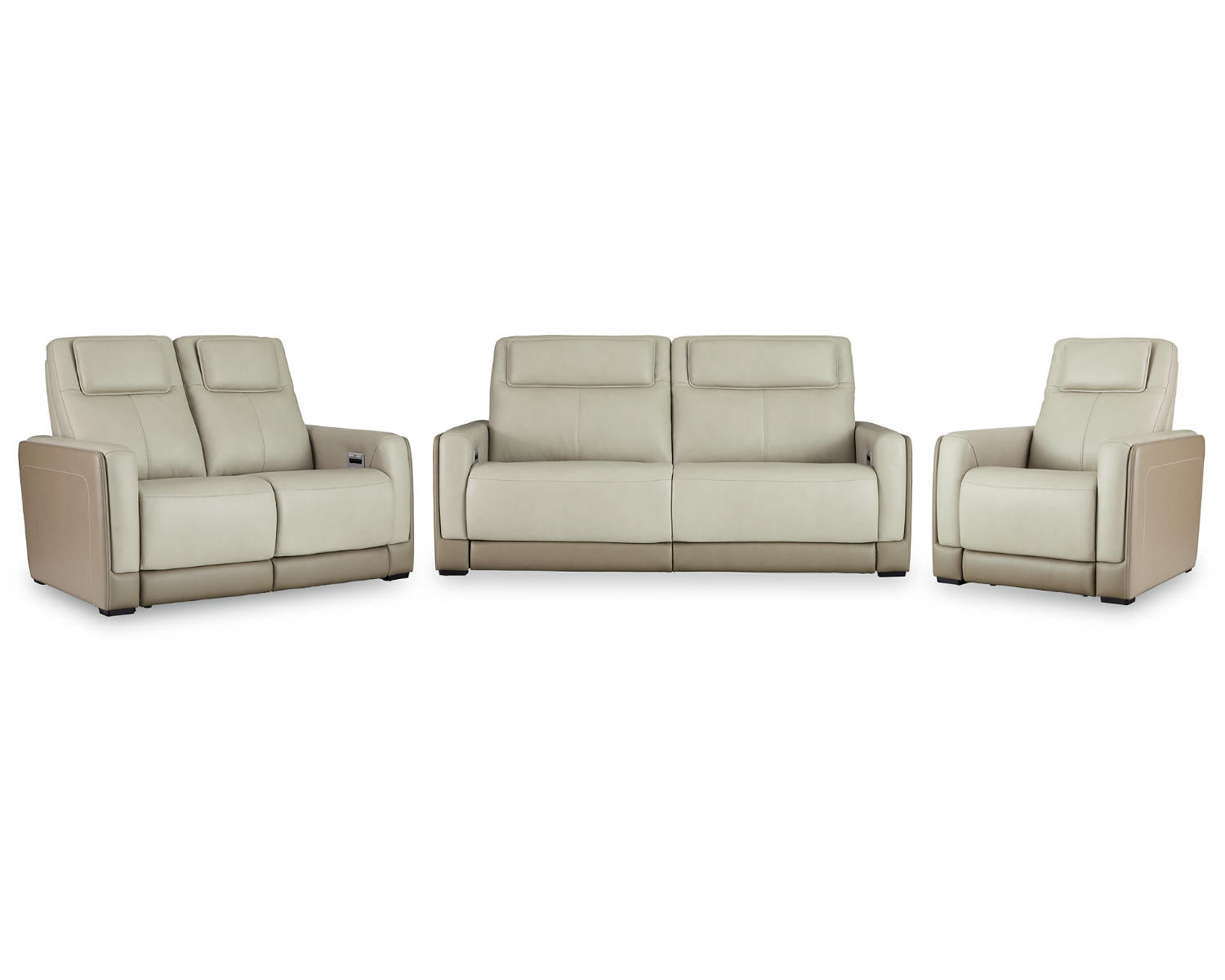 Battleville Power Reclining Sofa, Loveseat and Recliner