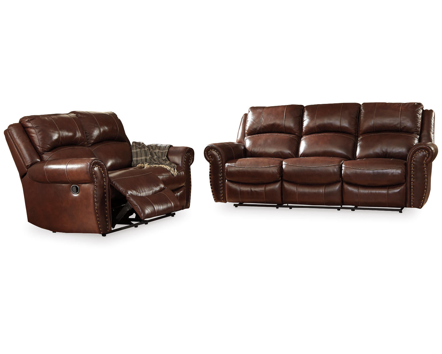 Bingen Reclining Sofa and Loveseat