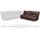 Loveseat eléctrico reclinable con brazo derecho y consola Muirfield