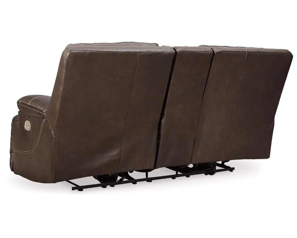 Loveseat reclinable eléctrico Ricmen con consola