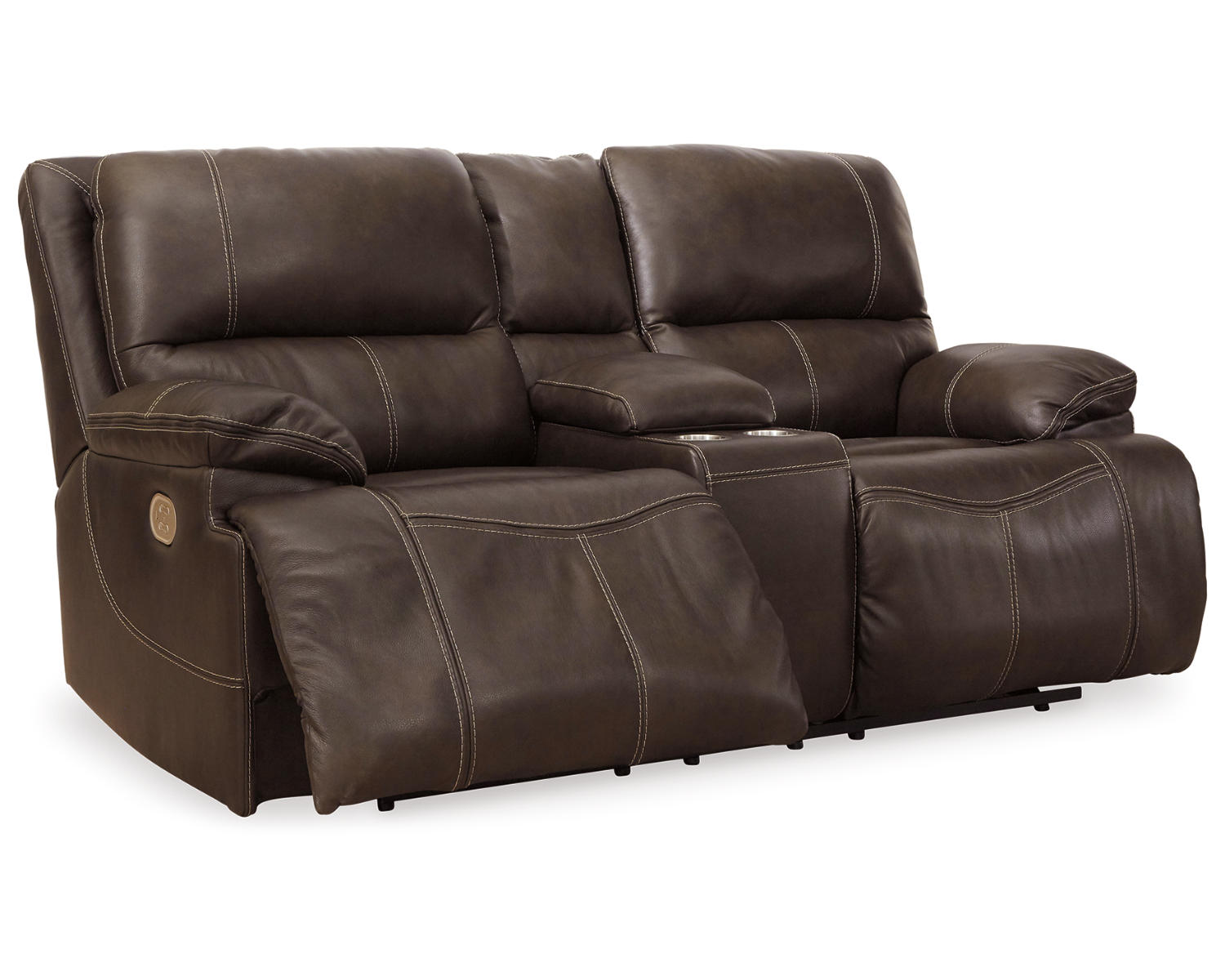 Ricmen Power Reclining Loveseat with Console