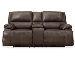 Loveseat reclinable eléctrico Ricmen con consola