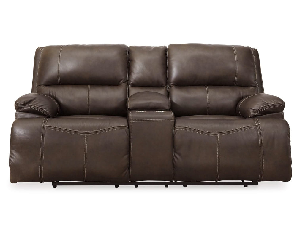 Loveseat reclinable eléctrico Ricmen con consola
