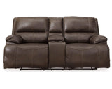Loveseat reclinable eléctrico Ricmen con consola