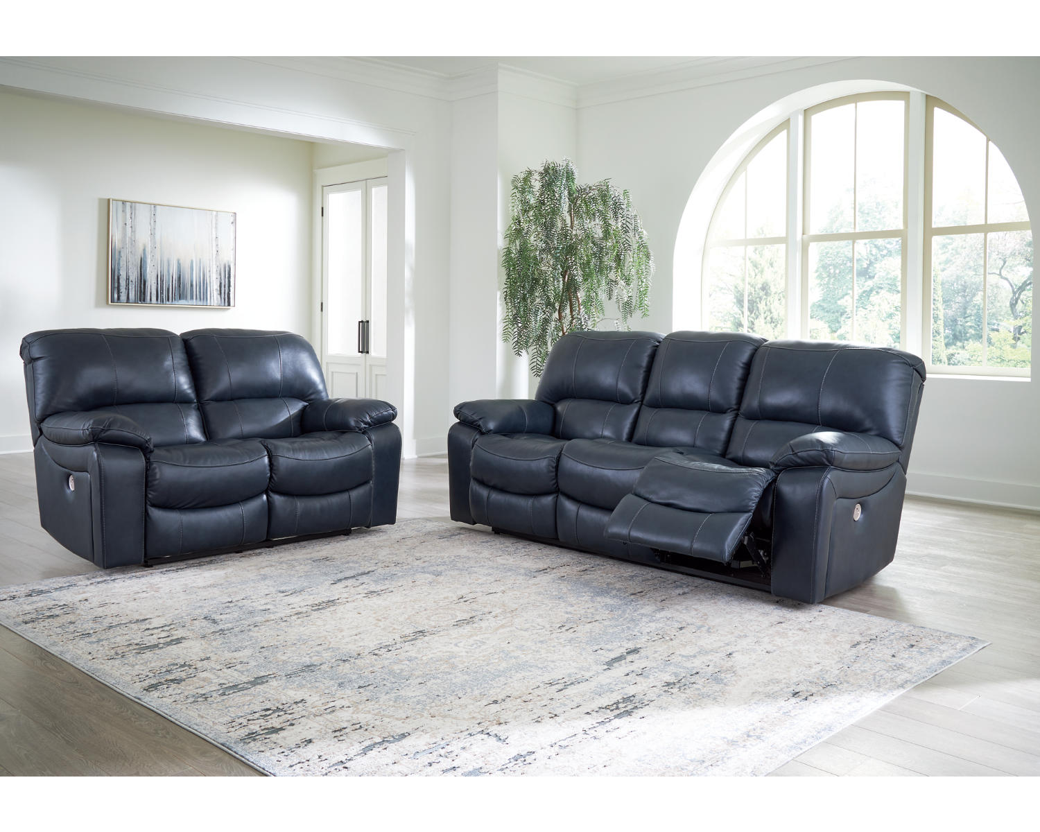 Leesworth Power Reclining Sofa and Loveseat