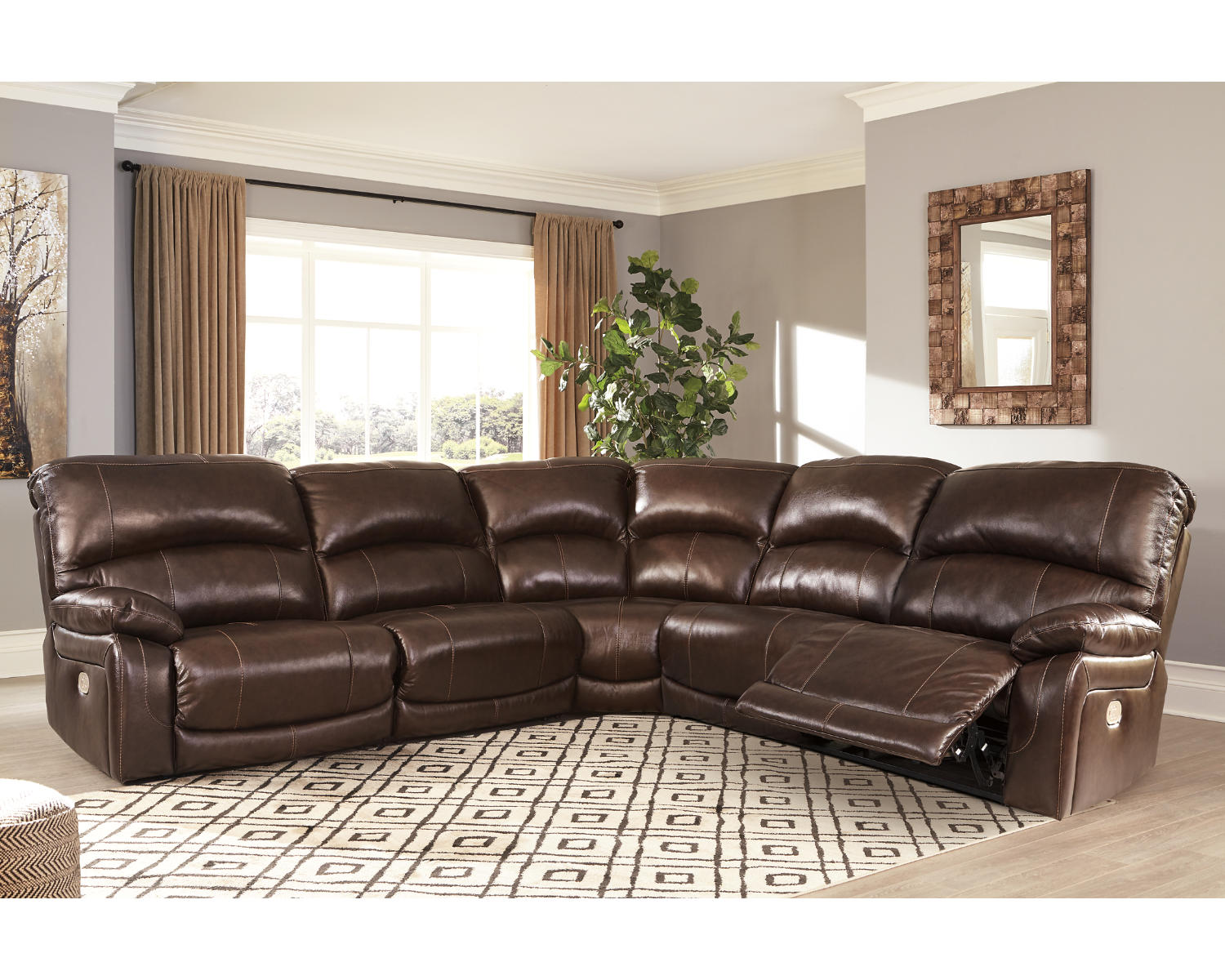 Hallstrung 5-Piece Power Reclining Sectional