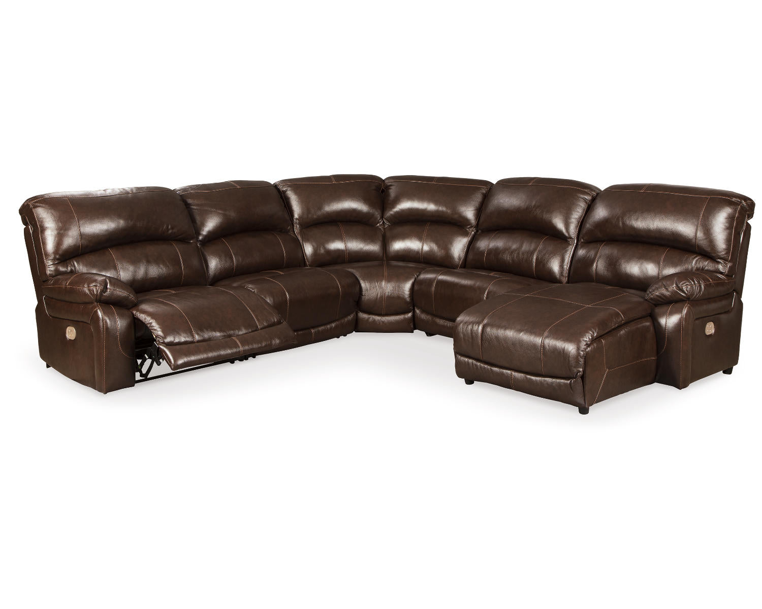 Hallstrung 5-Piece Power Reclining Sectional with Chaise
