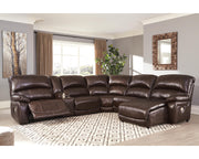 Hallstrung 6-Piece Power Reclining Sectional with Chaise
