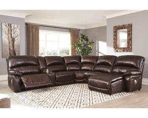 Hallstrung 6-Piece Power Reclining Sectional with Chaise