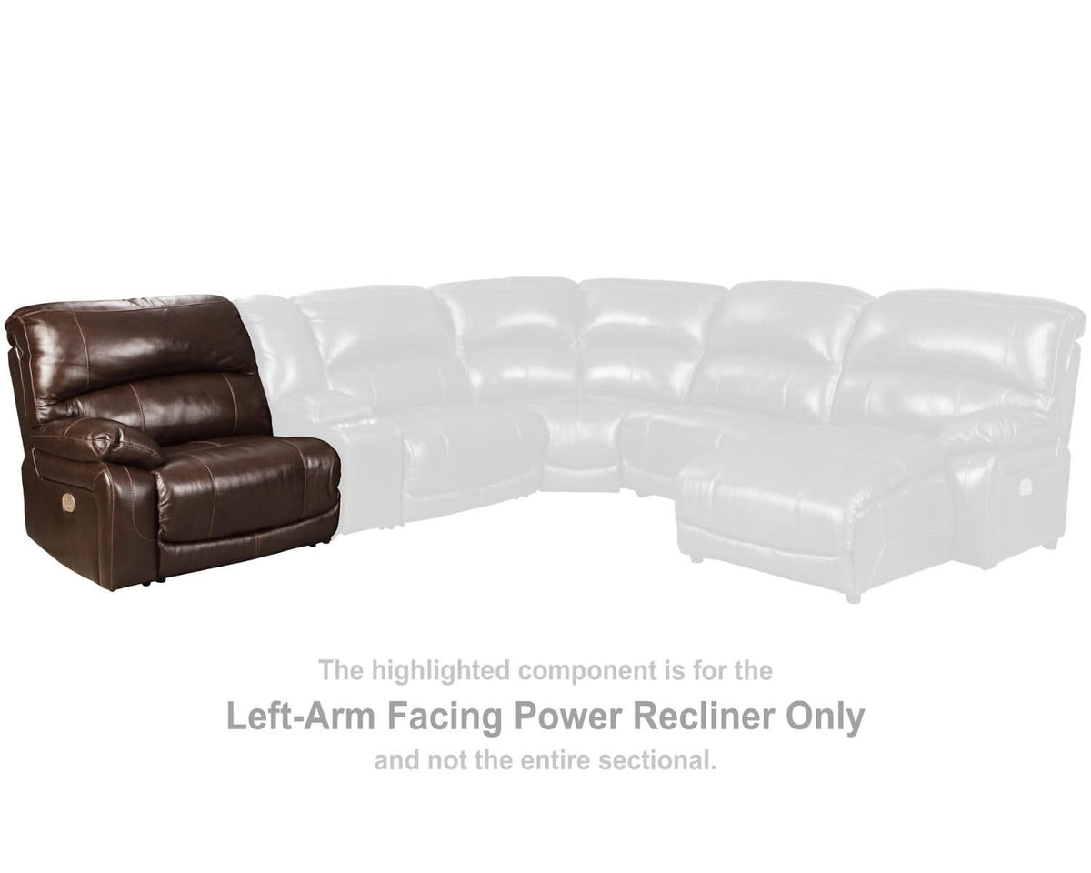 Hallstrung Left-Arm Facing Power Recliner