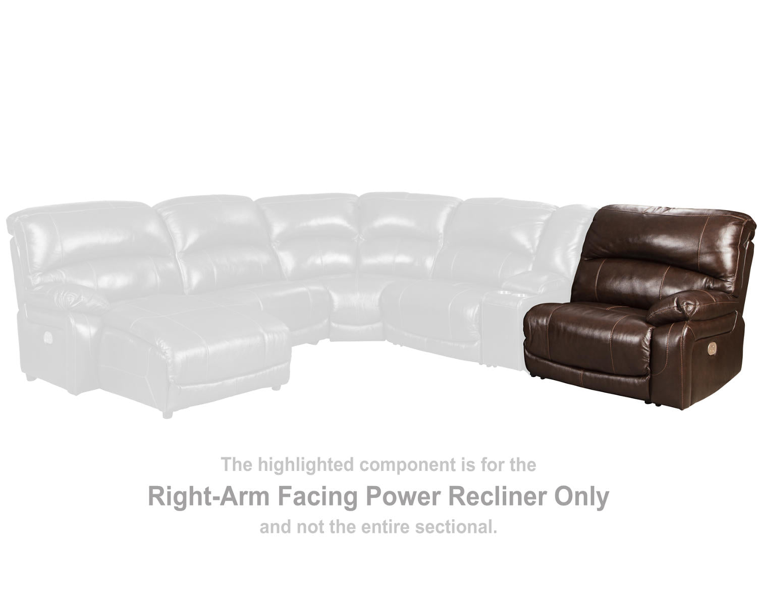 Hallstrung Right-Arm Facing Power Recliner