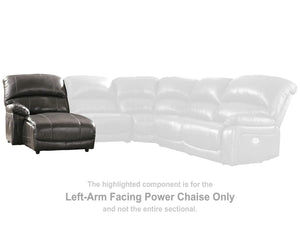 Hallstrung Left-Arm Facing Power Reclining Back Chaise