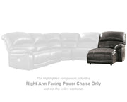 Hallstrung Right-Arm Facing Power Reclining Back Chaise