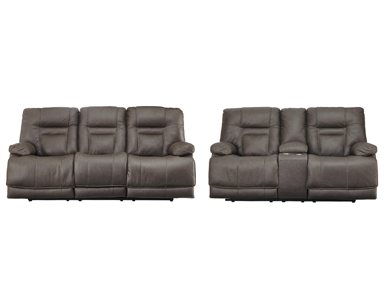 Wurstrow Power Reclining Sofa and Loveseat
