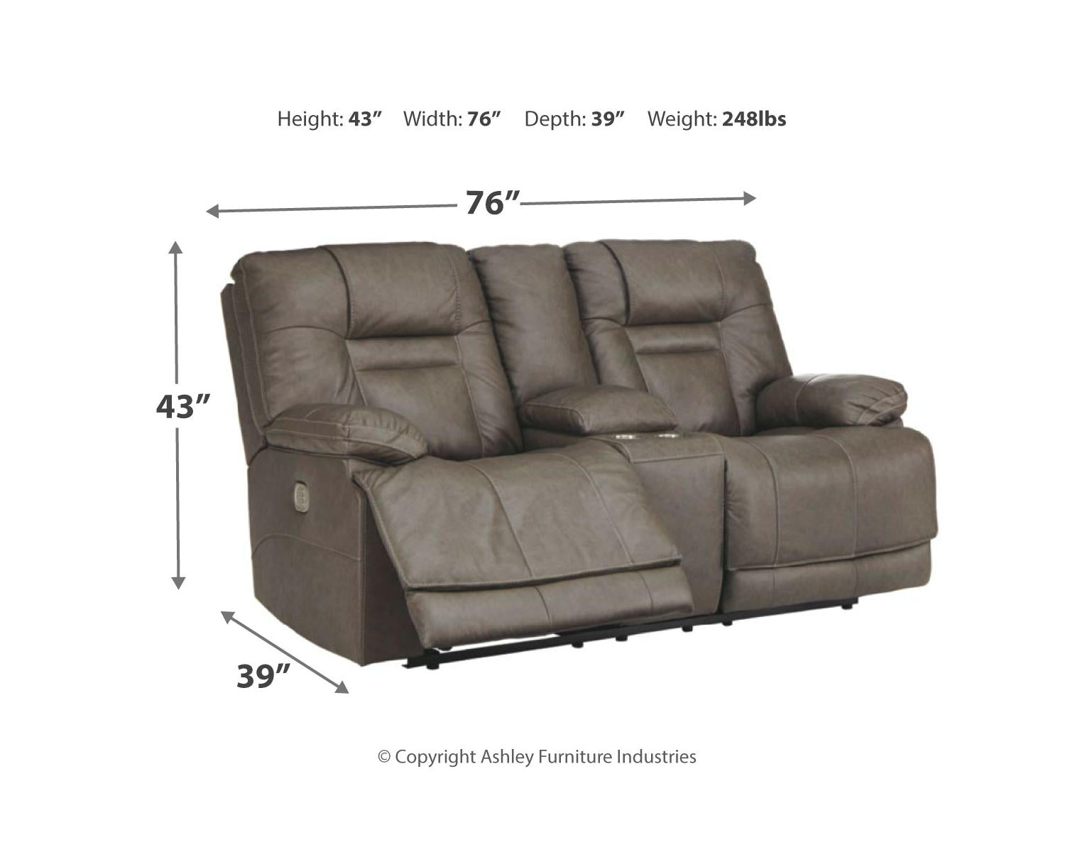 Wurstrow Power Reclining Sofa and Loveseat