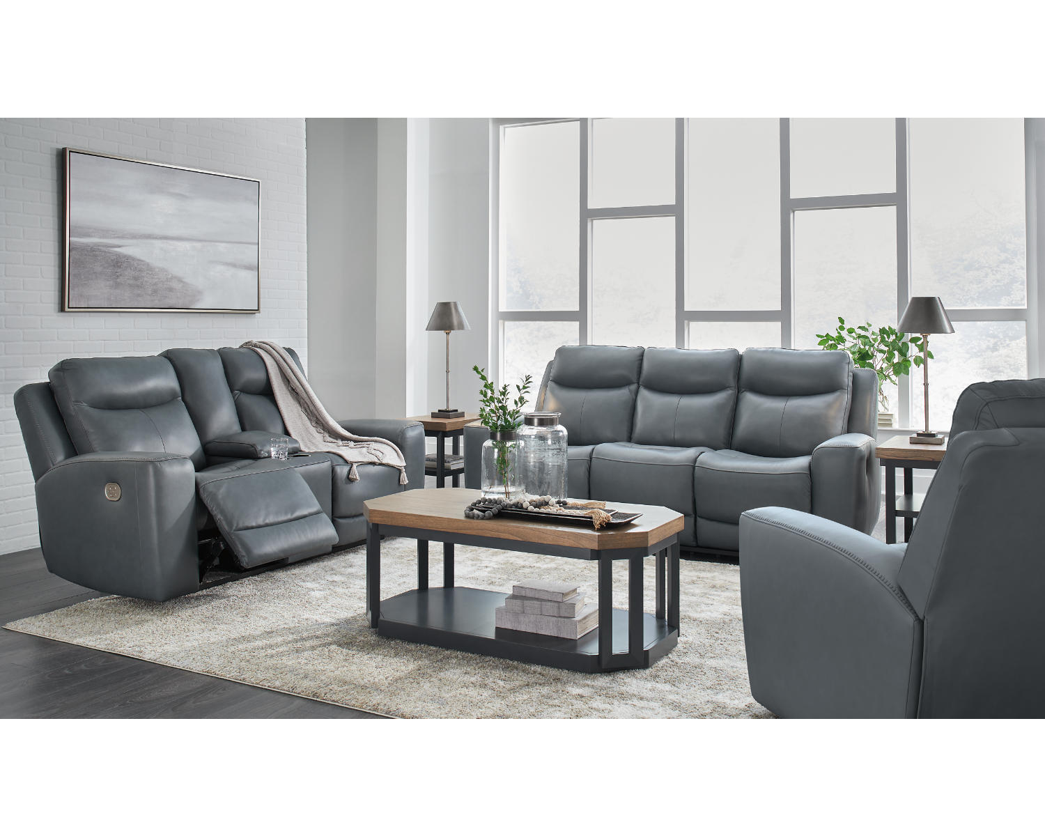 Mindanao Power Reclining Sofa, Loveseat and Recliner