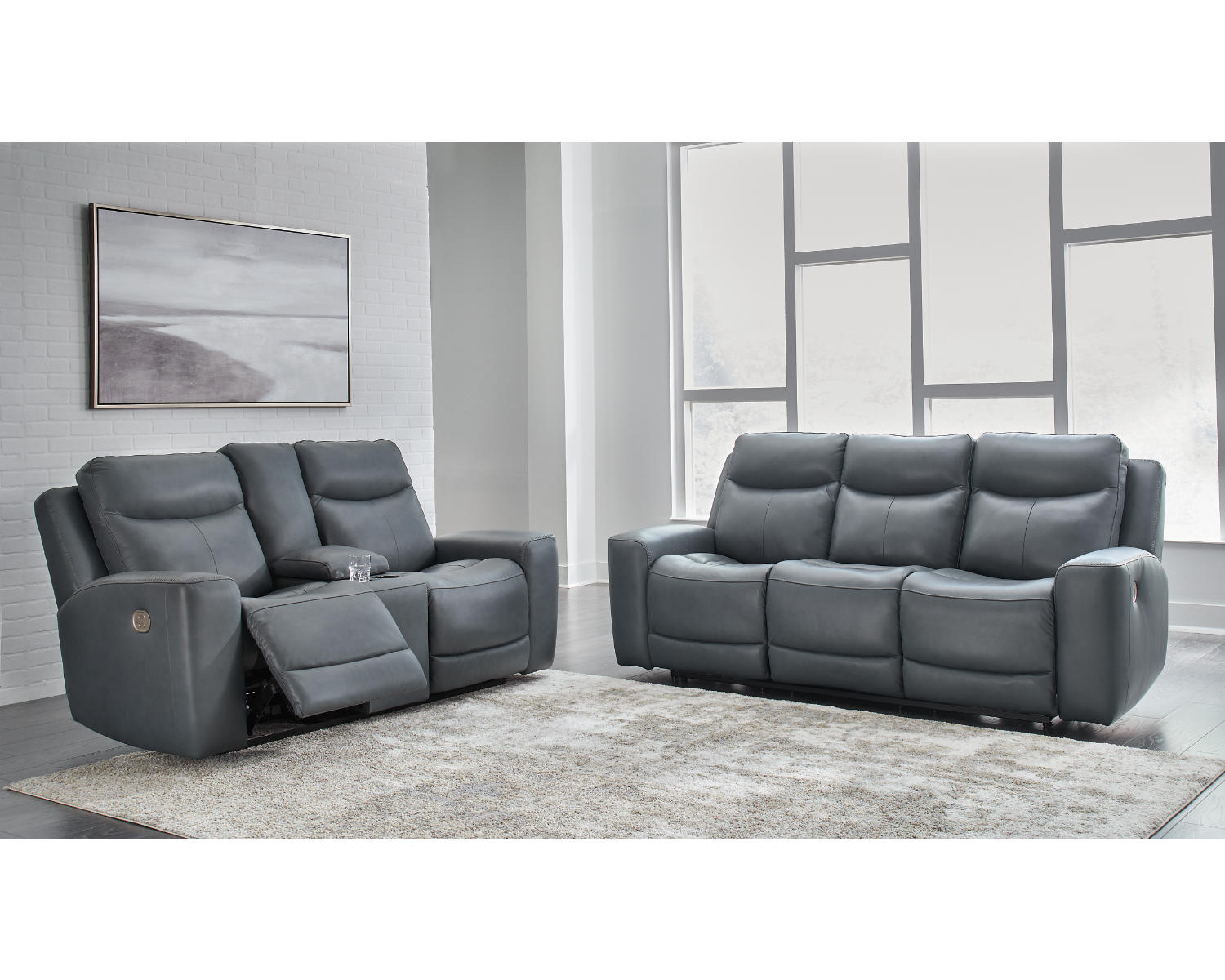 Mindanao Power Reclining Sofa and Loveseat