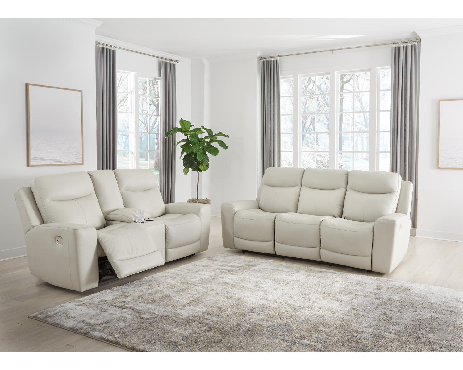 Mindanao Power Reclining Sofa and Loveseat