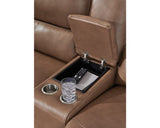 Sofá de dos plazas reclinable eléctrico con consola DeepWakes