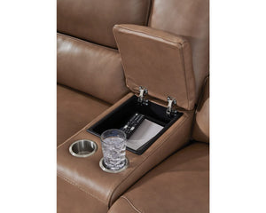 Sofá de dos plazas reclinable eléctrico con consola DeepWakes