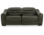 Center Line 2-Piece Power Reclining Sectional Loveseat
