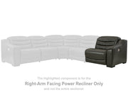 Center Line Right-Arm Facing Power Recliner