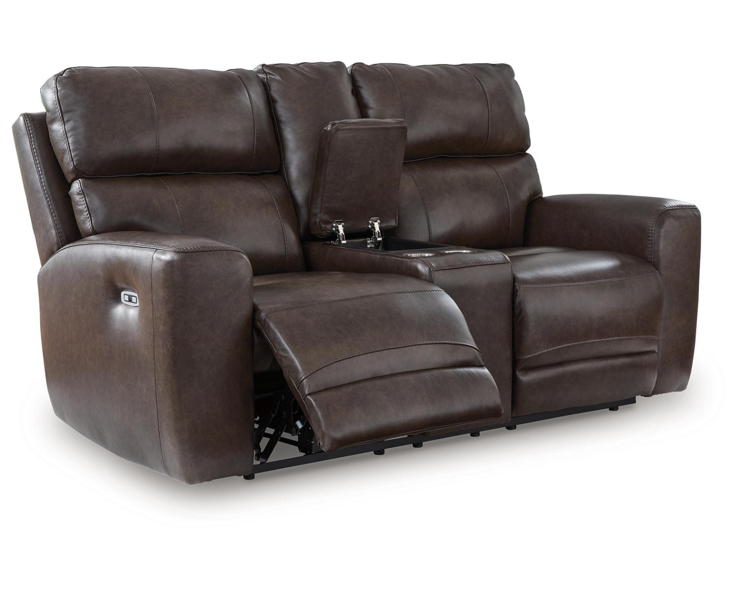 Crossplex Power Reclining Loveseat with Console