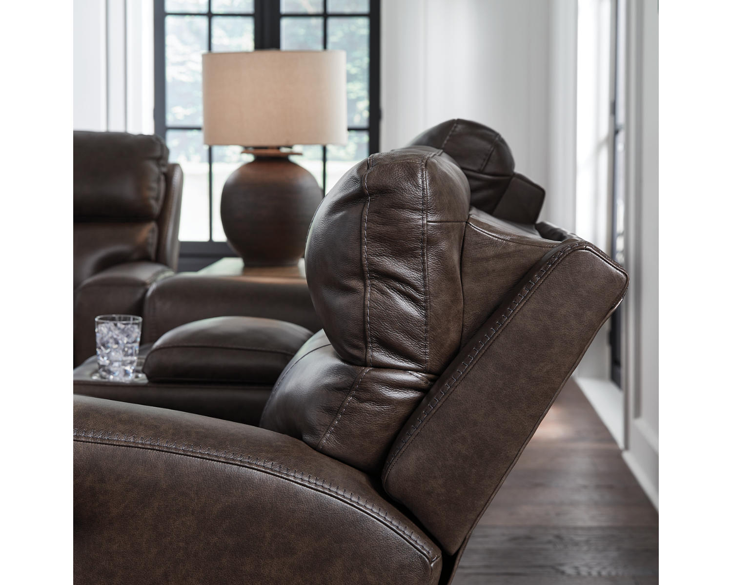 Crossplex Power Reclining Loveseat with Console