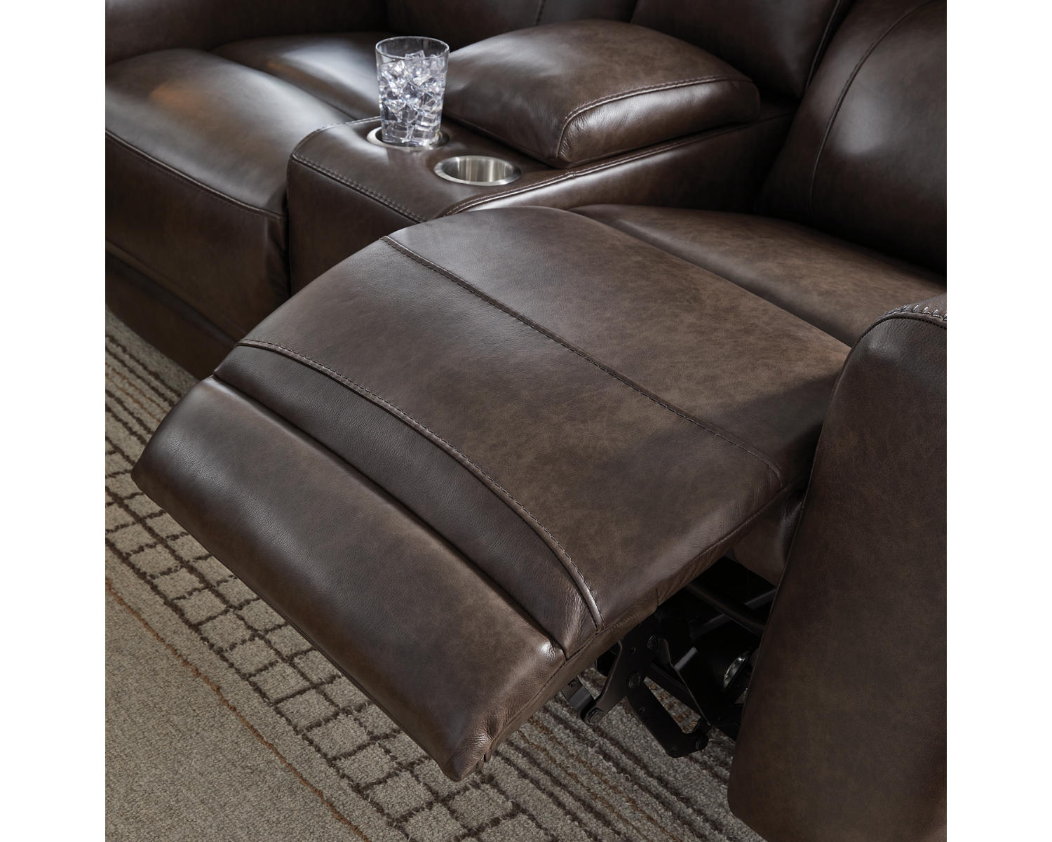 Crossplex Power Reclining Loveseat with Console