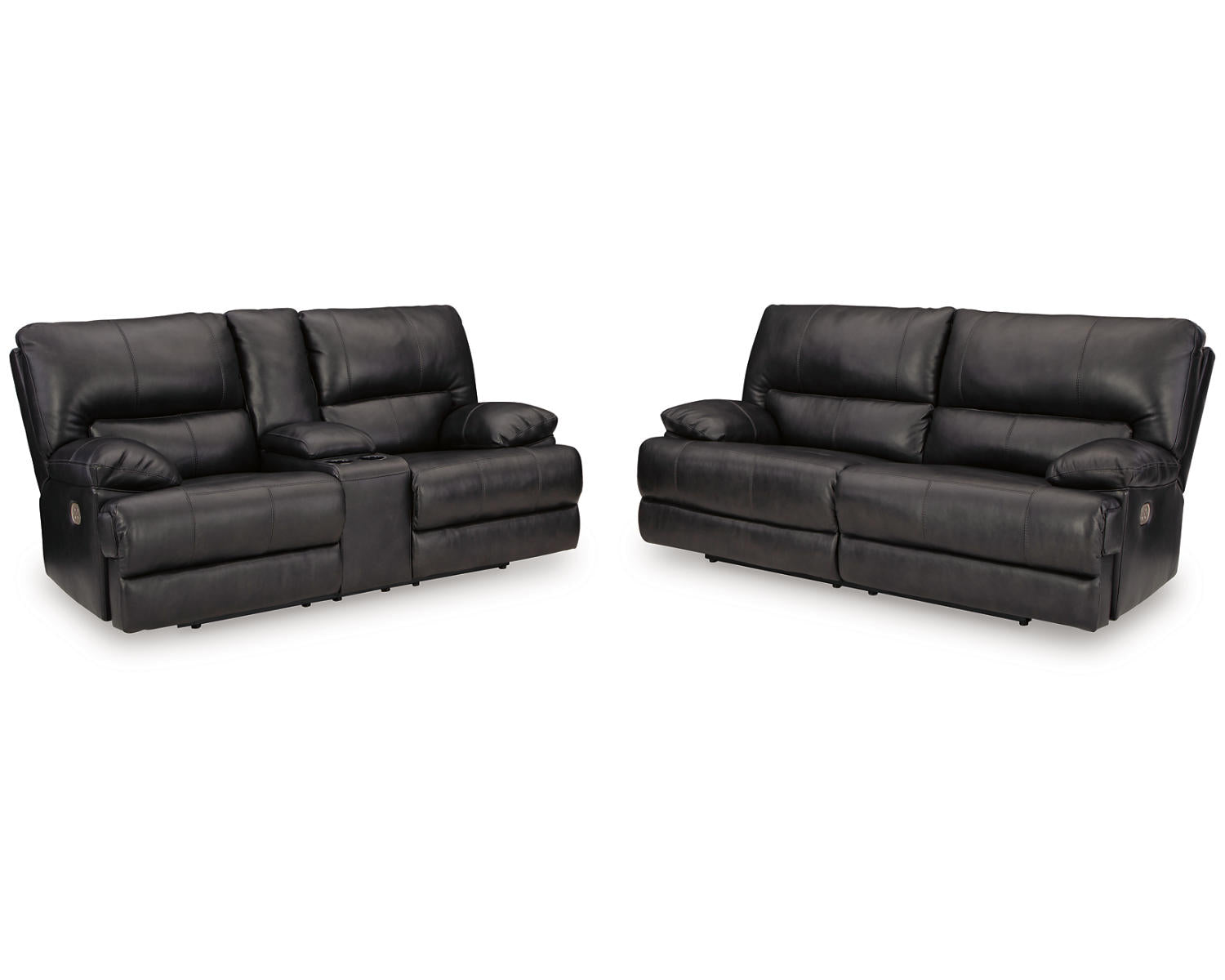 Mountainous Power Reclining Sofa and Loveseat