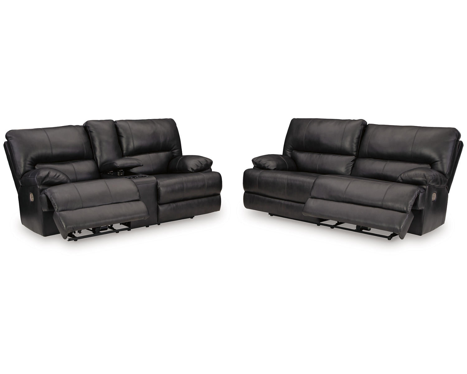 Mountainous Power Reclining Sofa and Loveseat