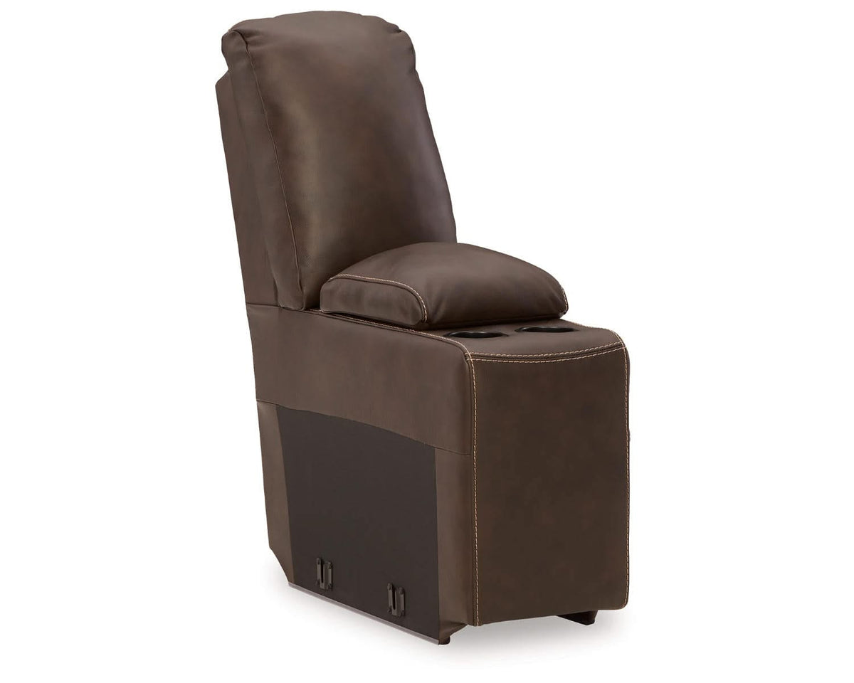 Sofá reclinable de 3 piezas y loveseat de 3 piezas con consola Dunleith