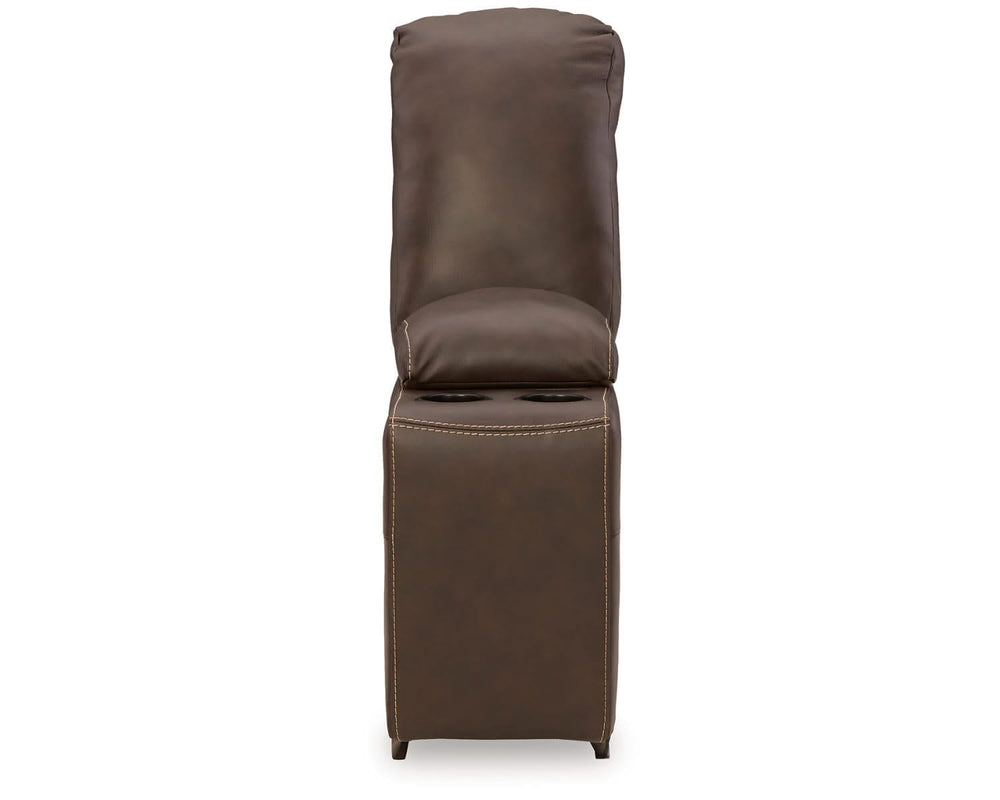 Sofá reclinable de 3 piezas y loveseat de 3 piezas con consola Dunleith