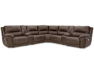 Seccional reclinable eléctrico Dunleith de 7 piezas