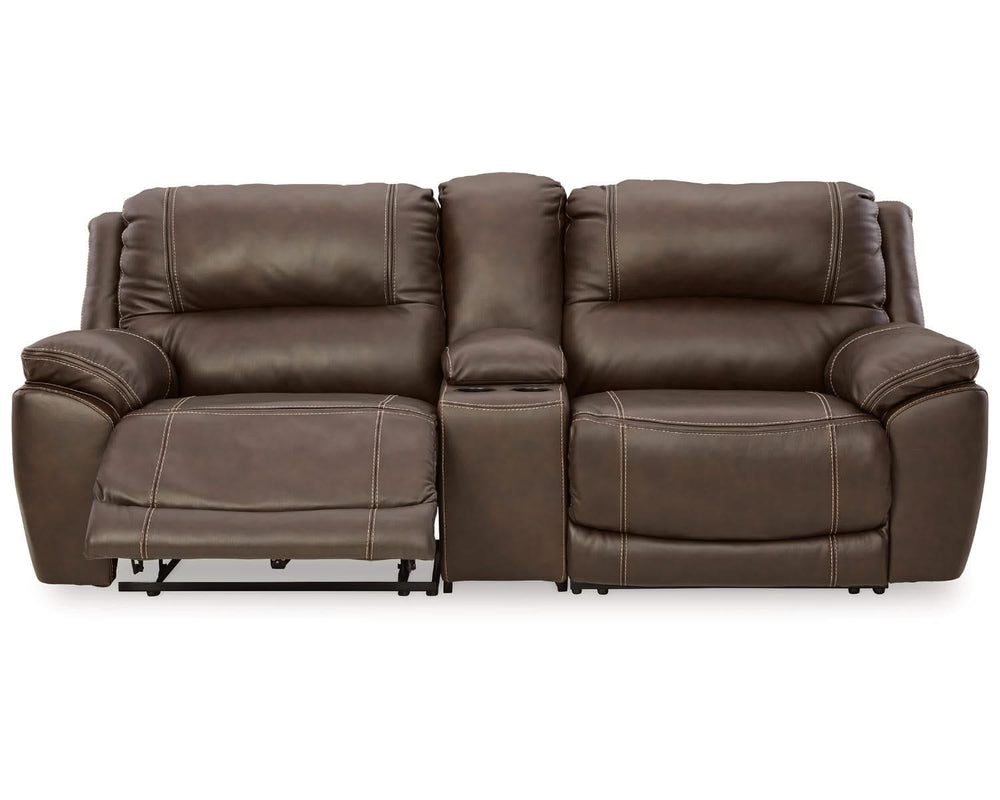 Dunleith 3-Piece Power Reclining Loveseat with Console