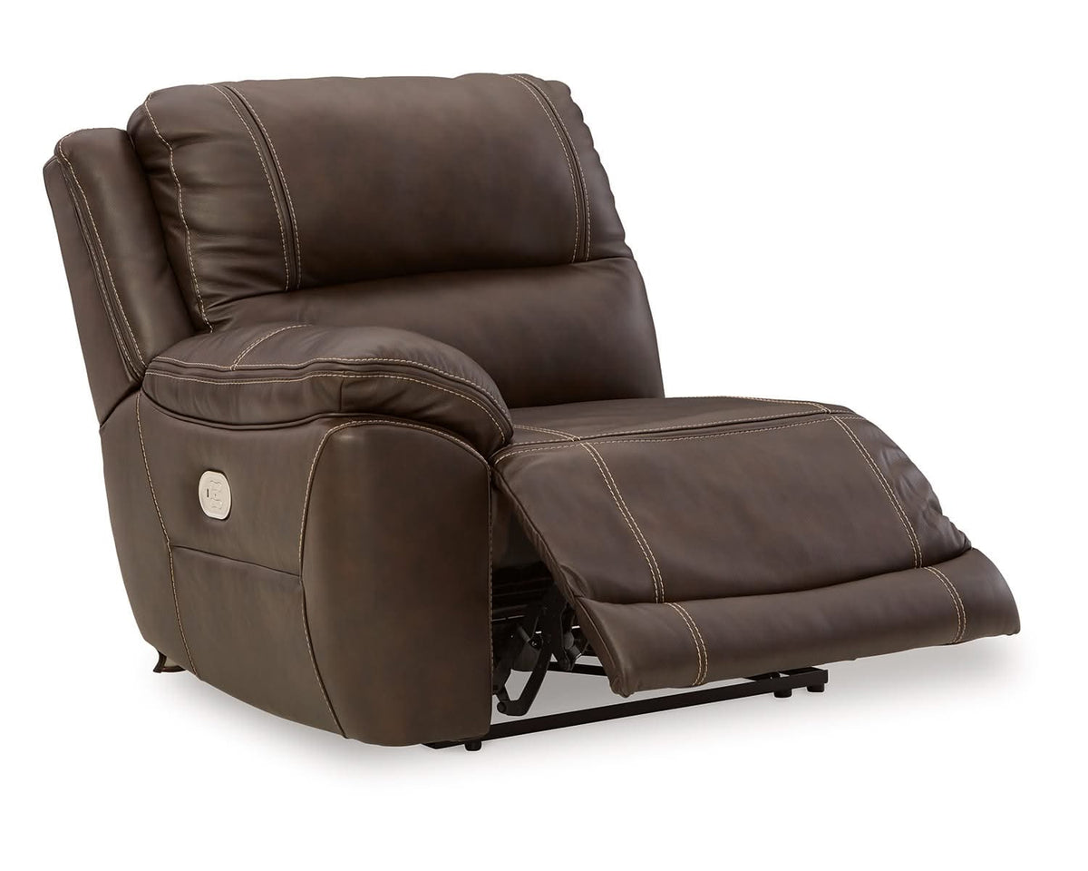 Sofá reclinable de 3 piezas y loveseat de 3 piezas con consola Dunleith