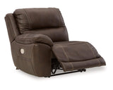 Sofá reclinable de 3 piezas y loveseat de 3 piezas con consola Dunleith