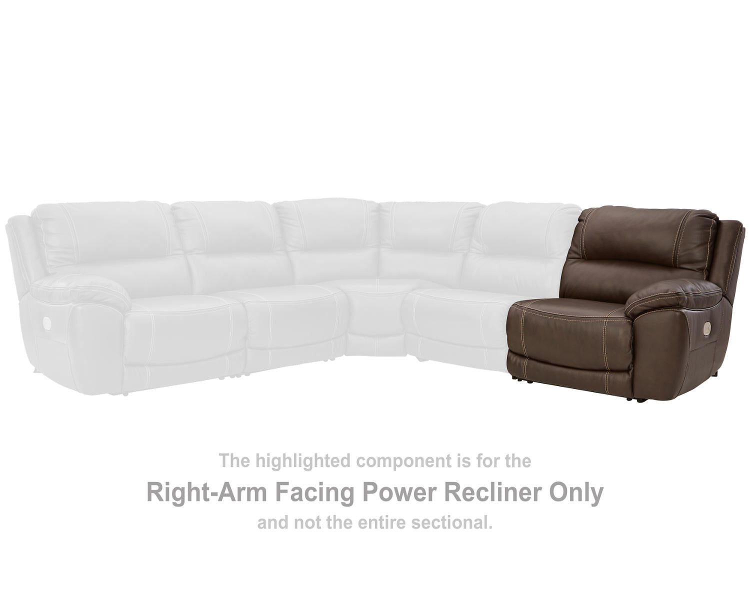 Dunleith Right-Arm Facing Power Recliner