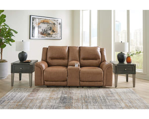 Trasimeno Power Reclining Loveseat with Console