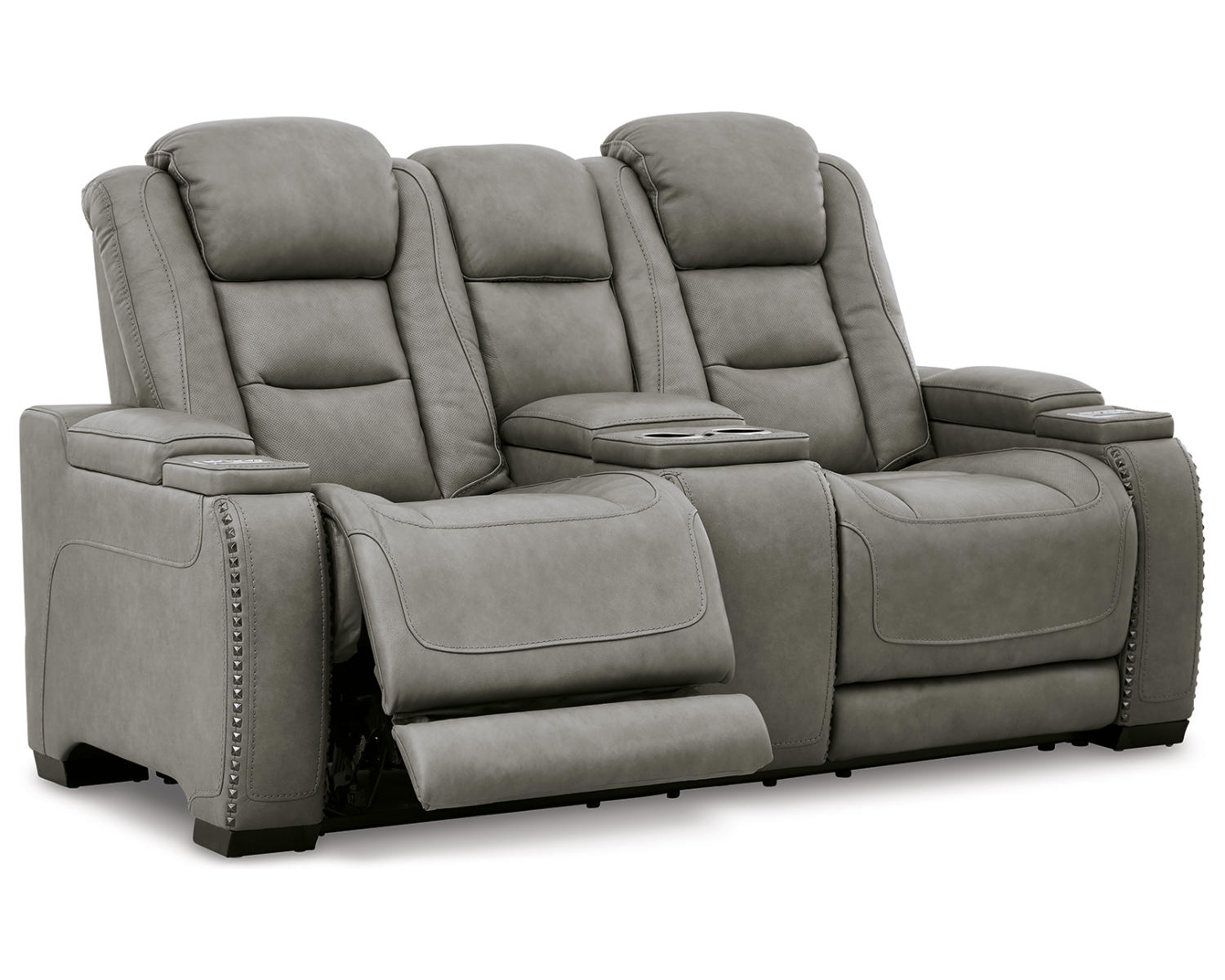 The Man-Den Power Reclining Loveseat with Console