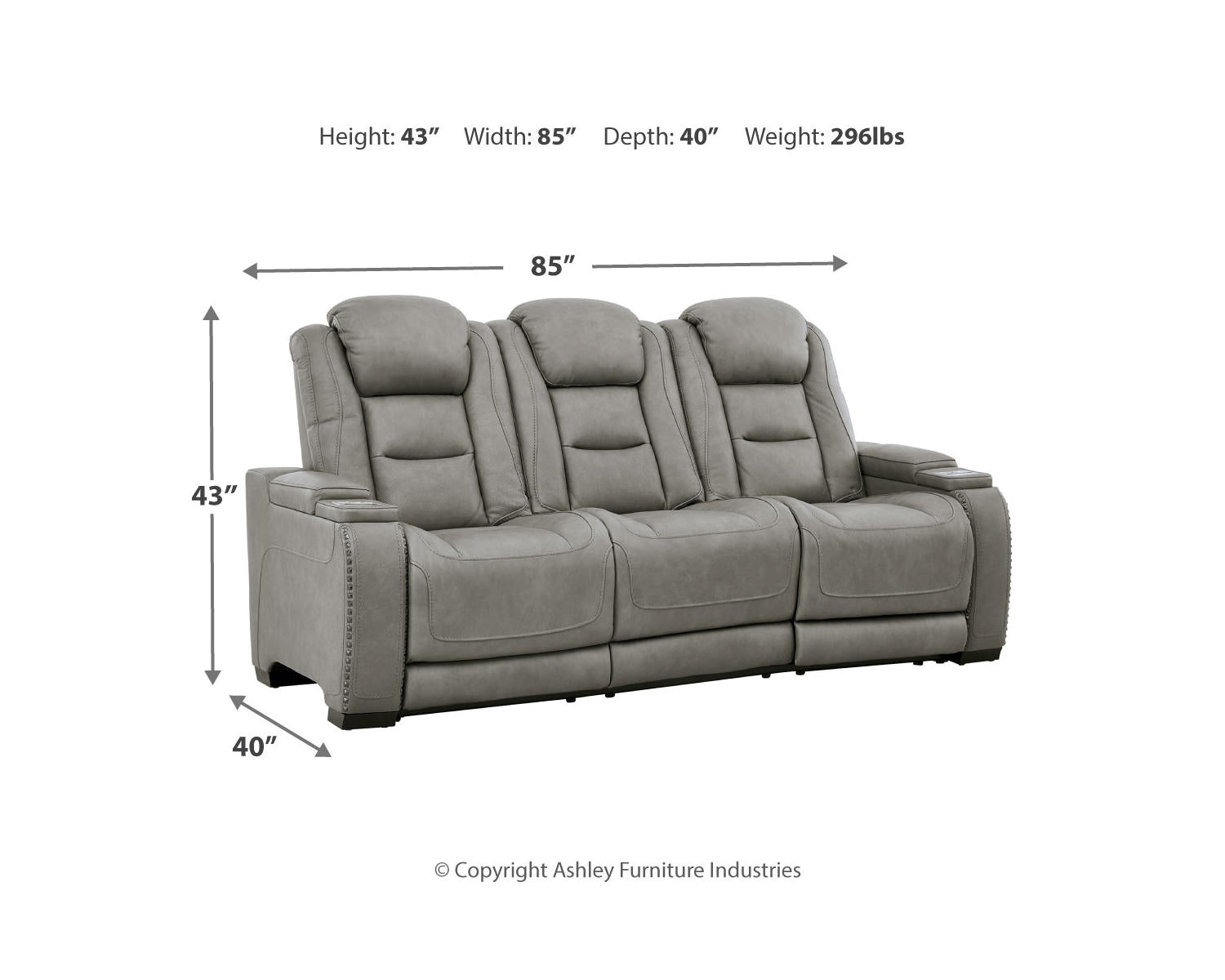 The Man-Den Power Reclining Sofa