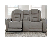 The Man-Den Power Reclining Loveseat with Console