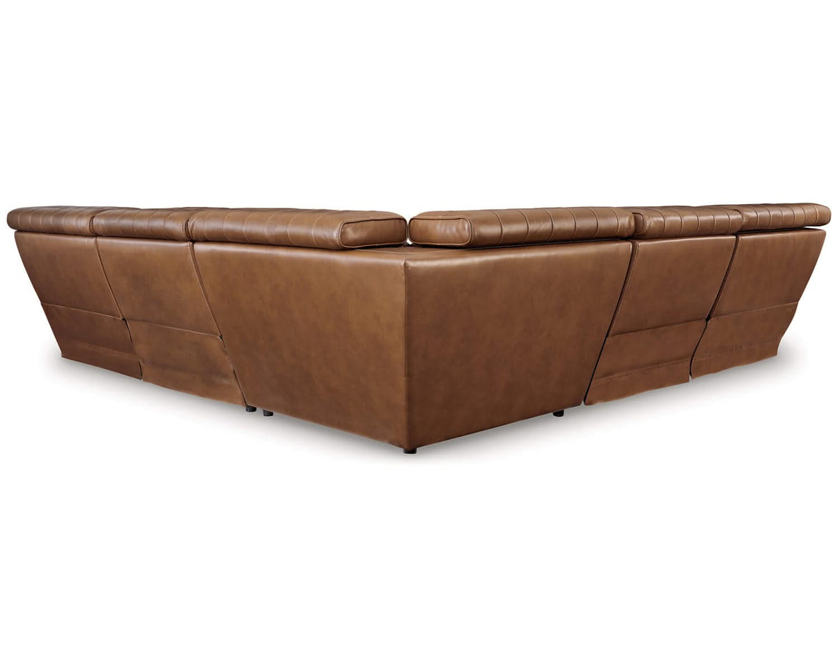 Seccional reclinable eléctrico de 5 piezas Tempmpton
