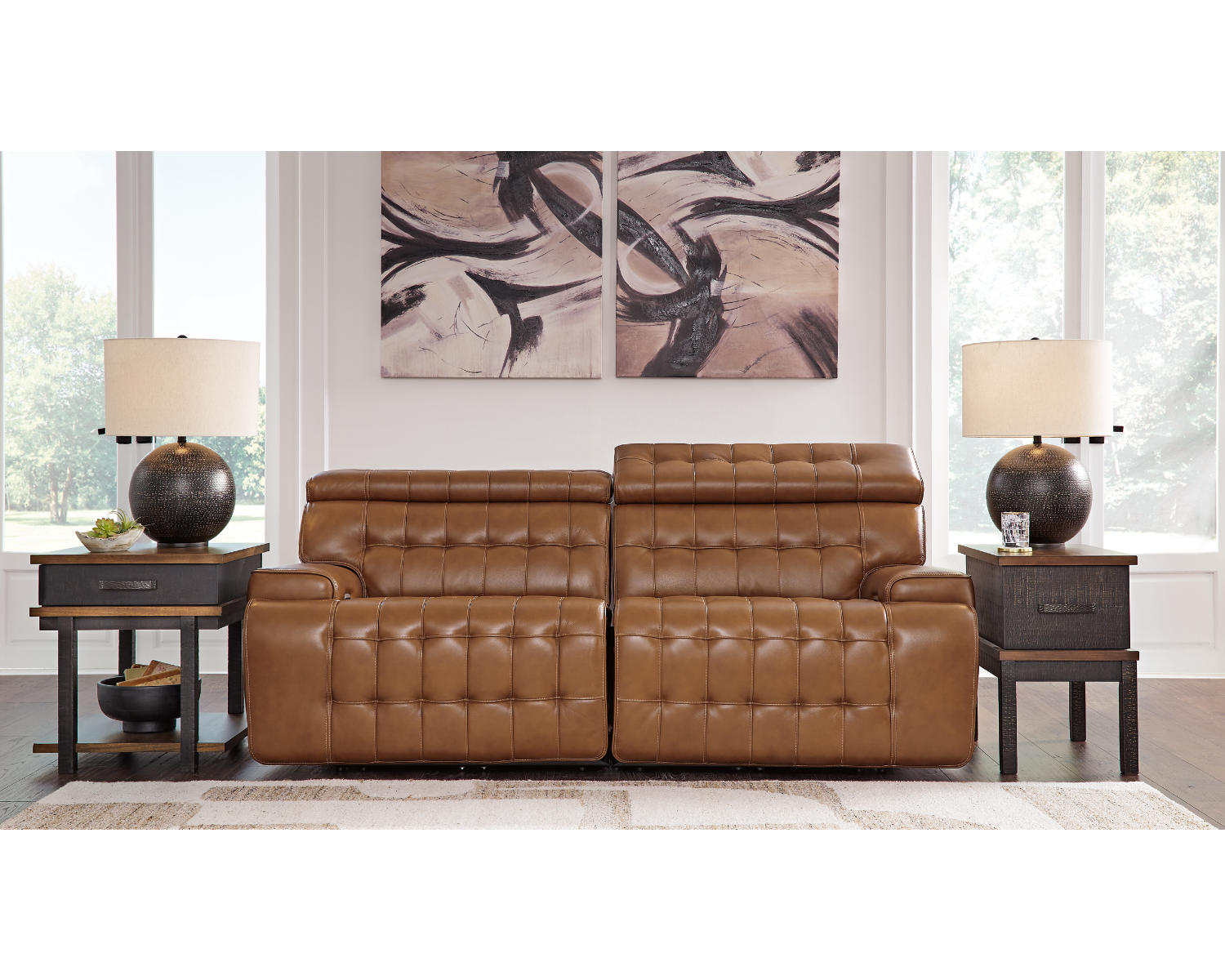 Temmpton 2-Piece Power Reclining Sectional Loveseat
